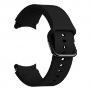 Tech-Protect Iconband Silicone Sport Band 20mm - силиконова каишка за Samsung Galaxy Watch, Huawei Watch, Xiaomi, Garmin и други часовници с 20мм захват (черен) 1
