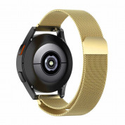 Tech-Protect Milanese Steel Band 20mm - каишка от неръждаема стомана за Galaxy Watch, Huawei Watch, Xiaomi, Garmin и други (20мм) (златист) 1