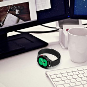 Tech-Protect Milanese Steel Band 20mm - каишка от неръждаема стомана за Galaxy Watch, Huawei Watch, Xiaomi, Garmin и други (20мм) (черен) 5