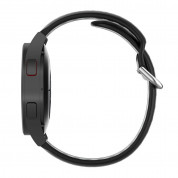 Tech-Protect SoftBand Silicone Sport Band 20mm - силиконова каишка за Galaxy Watch, Huawei Watch, Xiaomi, Garmin и други (20мм) (черен-сив) 3