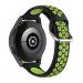 Tech-Protect SoftBand Silicone Sport Band 20mm - силиконова каишка за Samsung Galaxy Watch, Huawei Watch, Xiaomi, Garmin и други часовници с 20мм захват (черен-зелен) 2