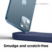 Elago MagSafe Charging Hub Duo - двойна силиконова поставка за безжично зареждане на iPhone чрез поставяне на Apple MagSafe Charger (тъмносин) 4