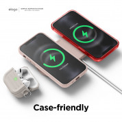 Elago MagSafe Charging Hub Duo - двойна силиконова поставка за безжично зареждане на iPhone чрез поставяне на Apple MagSafe Charger (розов) 5