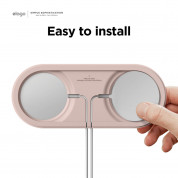Elago MagSafe Charging Hub Duo - двойна силиконова поставка за безжично зареждане на iPhone чрез поставяне на Apple MagSafe Charger (розов) 6