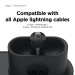 Elago MagSafe Charging Hub Trio 1 - силиконова поставка за зареждане на iPhone, Apple Watch и Apple AirPods Pro (черна) 4