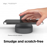 Elago MagSafe Charging Hub Trio 1 - силиконова поставка за зареждане на iPhone, Apple Watch и Apple AirPods Pro (тъмносива) 6