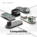 Elago MagSafe Charging Hub Duo Watch - силиконова поставка за зареждане на iPhone и Apple Watch (бежов) 2
