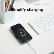 Elago Charging Pad for MagSafe - силиконова поставка за Apple MagSafe Charger (тъмносин) 2