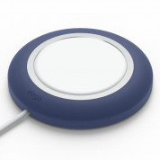 Elago Charging Pad for MagSafe - силиконова поставка за Apple MagSafe Charger (тъмносин)