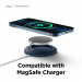 Elago Charging Pad for MagSafe - силиконова поставка за Apple MagSafe Charger (тъмносин) 2