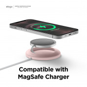 Elago Charging Pad for MagSafe - силиконова поставка за Apple MagSafe Charger (розов) 1