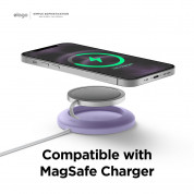 Elago Charging Pad for MagSafe - силиконова поставка за Apple MagSafe Charger (лилав) 1