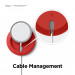 Elago Charging Pad for MagSafe - силиконова поставка за Apple MagSafe Charger (червен) 7