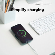 Elago Charging Pad for MagSafe - силиконова поставка за Apple MagSafe Charger (бял) 2