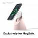 Elago MS1 Charging Stand for MagSafe - силиконова поставка за безжично зареждане на iPhone чрез поставяне на Apple MagSafe Charger (розов) 3
