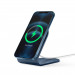 Elago MS3 Aluminum Charging Stand for MagSafe - алуминиева поставка за безжично зареждане на iPhone чрез поставяне на Apple MagSafe Charger (тъмносин) 1