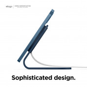 Elago MS3 Aluminum Charging Stand for MagSafe - алуминиева поставка за безжично зареждане на iPhone чрез поставяне на Apple MagSafe Charger (тъмносин) 7