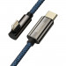 Baseus Legend Elbow USB-C to Lightning Cable PD 20W (CACS000203) - USB-C към Lightning кабел за Apple устройства с Lightning порт (100 см) (син) 4