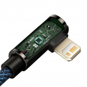 Baseus Legend Elbow USB-C to Lightning Cable PD 20W (CACS000303) - USB-C към Lightning кабел за Apple устройства с Lightning порт (200 см) (син) 5