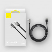 Baseus Legend Elbow USB to USB-C Cable PD 2.0 66W (CACS000503) - здрав кабел с въжена оплетка и бързо зареждане за устройства с USB-C порт (200 см) (син) 15