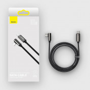 Baseus Legend Elbow USB-C to USB-C Cable 100W (CACS000703) - здрав кабел с въжена оплетка и бързо зареждане за устройства с USB-C порт (200 см) (син) 17
