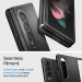 Spigen AirSkin Case - качествен поликарбонатов кейс за Samsung Galaxy Z Fold 3 (черен) 8