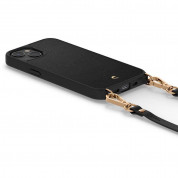 Spigen Cyrill Classic Charm Case - дизайнерски кейс с висока защита и връзка за носене за iPhone 13 (черен-прозрачен) 5