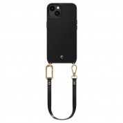 Spigen Cyrill Classic Charm Case - дизайнерски кейс с висока защита и връзка за носене за iPhone 13 (черен-прозрачен) 1