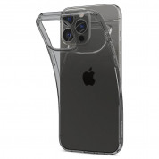 Spigen Crystal Flex Case - тънък качествен силиконов (TPU) калъф за iPhone 13 Pro (сив)  4