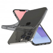 Spigen Crystal Flex Case - тънък качествен силиконов (TPU) калъф за iPhone 13 Pro (сив)  5