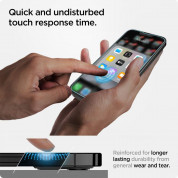 Spigen Glass.Tr Ez Fit Tempered Glass - калено стъклено защитно покритие за iPhone 14, iPhone 13, iPhone 13 Pro (прозрачен) (2 броя) 6