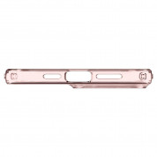 Spigen Crystal Flex Case - тънък качествен силиконов (TPU) калъф за iPhone 13 Pro (розов)  5