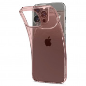 Spigen Crystal Flex Case - тънък качествен силиконов (TPU) калъф за iPhone 13 Pro (розов)  6