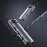 Baseus USB-C Metal Gleam Series 9-in-1 Hub (CAHUB-CU0G) (space gray) 10