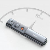 Baseus Orange Dot Wireless Presenter Charging version (WKCD000013) - безжично блутут устройство за управление на вашите презентации (тъмносив) 8