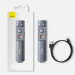 Baseus Orange Dot Wireless Presenter Charging version (WKCD000013) - безжично блутут устройство за управление на вашите презентации (тъмносив) 18