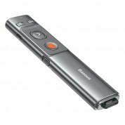 Baseus Orange Dot Wireless Presenter Charging version (WKCD000013) - безжично блутут устройство за управление на вашите презентации (тъмносив) 4