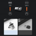Baseus Orange Dot Wireless Presenter Charging version (WKCD000013) - безжично блутут устройство за управление на вашите презентации (тъмносив) 13