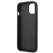 Guess Saffiano 4G Metal Logo Leather Hard Case - дизайнерски кожен кейс за iPhone 13 (черен) 7