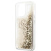 Guess Liquid Big Liquid Glitter Case - дизайнерски кейс с висока защита за iPhone 13 Pro Max (златист) 6