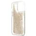 Guess Liquid Big Liquid Glitter Case - дизайнерски кейс с висока защита за iPhone 13 Pro Max (златист) 7