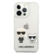 Karl Lagerfeld Karl & Choupette Case - дизайнерски кейс с висока защита за iPhone 13 Pro (прозрачен) 3