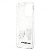 Karl Lagerfeld Karl & Choupette Case - дизайнерски кейс с висока защита за iPhone 13 Pro (прозрачен) 6