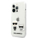 Karl Lagerfeld Karl & Choupette Case - дизайнерски кейс с висока защита за iPhone 13 Pro (прозрачен) 2
