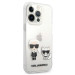 Karl Lagerfeld Karl & Choupette Case - дизайнерски кейс с висока защита за iPhone 13 Pro (прозрачен) 4