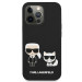 Karl Lagerfeld Karl & Choupette Silicone Case - дизайнерски силиконов кейс за iPhone 13 Pro (черен) 3
