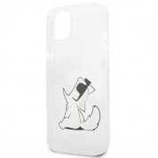 Karl Lagerfeld Choupette Fun Case - дизайнерски кейс с висока защита за iPhone 13 (прозрачен) 5