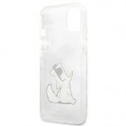 Karl Lagerfeld Choupette Fun Case - дизайнерски кейс с висока защита за iPhone 13 (прозрачен) 6