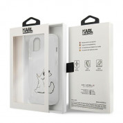 Karl Lagerfeld Choupette Fun Case - дизайнерски кейс с висока защита за iPhone 13 (прозрачен) 7
