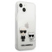 Karl Lagerfeld Karl & Choupette Case - дизайнерски кейс с висока защита за iPhone 13 (прозрачен) 4